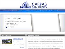 Tablet Screenshot of carpasargentinas.com.ar